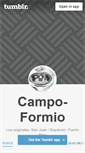 Mobile Screenshot of campoformio.com